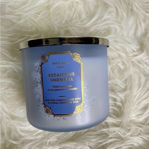 BNBW EUCALYPTUS SNOWFALL 3 WICK CANDLE